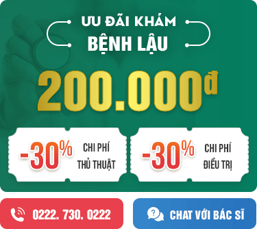 ưu đãi chữa bệnh lậu