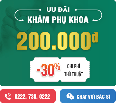 ưu đãi khám phụ khoa
