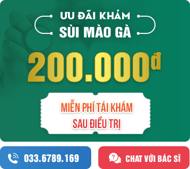 Ưu Đãi Sùi Mào Gà 200K