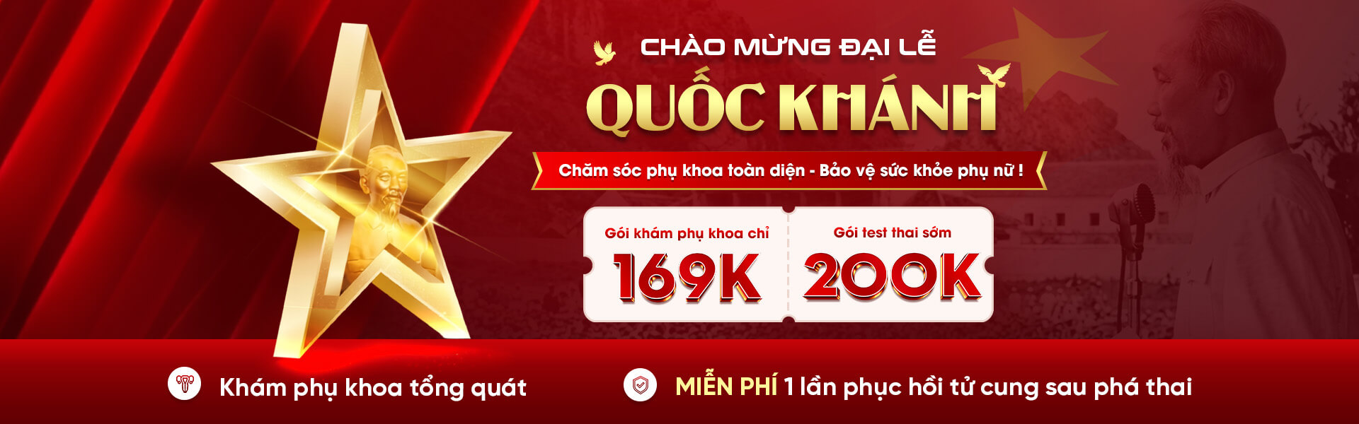 Ưu đãi mừng đại lễ 2-9