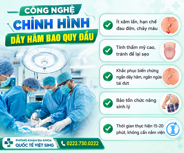 Cảnh giác với tình trạng dây hãm bao quy đầu bị ngắn ở nam giới