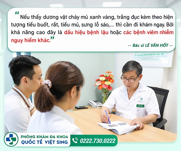 Dương vật chảy mủ cảnh báo 5 bệnh nguy hiểm