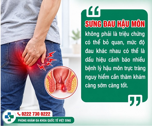 Sưng đau hậu môn không thuyên giảm: Cảnh báo những bệnh lý nào?